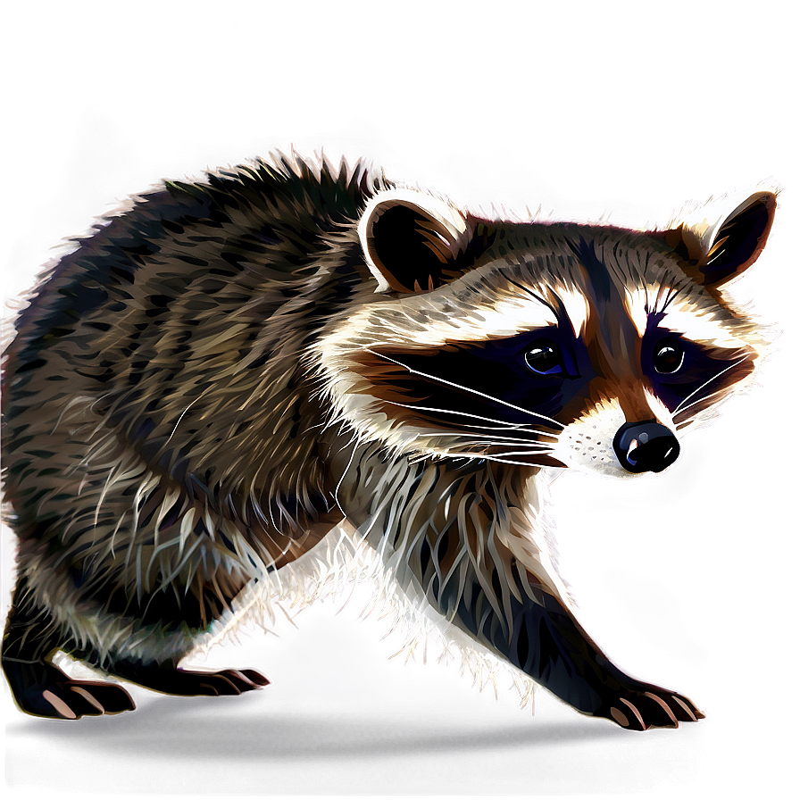 Raccoon Walking Png Iix