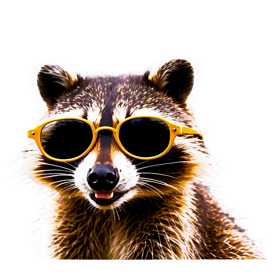 Raccoon With Sunglasses Png 45