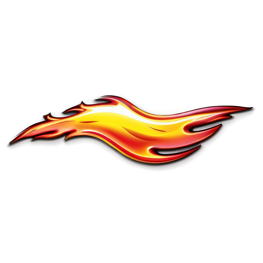 Racing Flames Decal Png Fei54