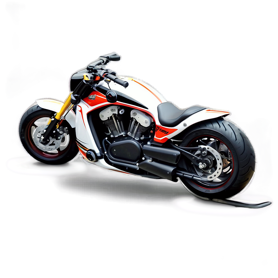 Racing Harley V-rod Graphic Png 06252024