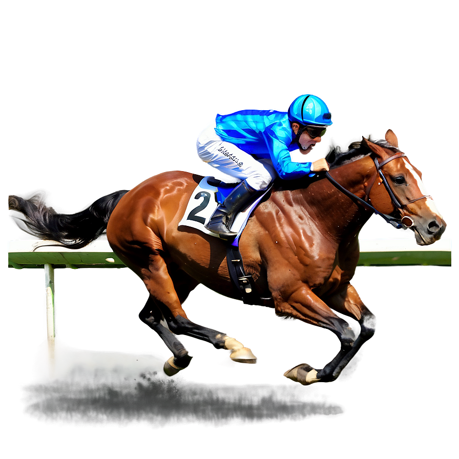 Racing Horse In Full Gallop Png 06292024