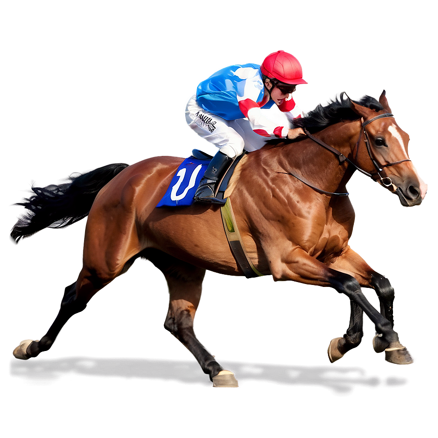 Racing Horse In Full Gallop Png 44