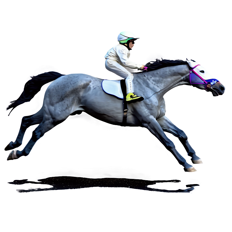 Racing Horse In Full Gallop Png Pil