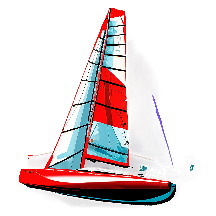 Racing Sailboat Action Png Eki77