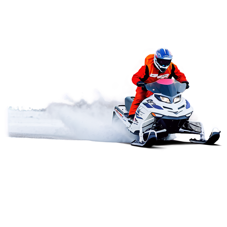 Racing Snowmobile Action Png 97