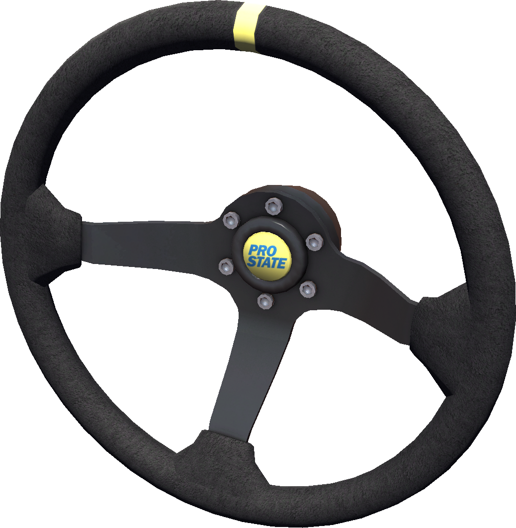 Racing Steering Wheel Black Suede