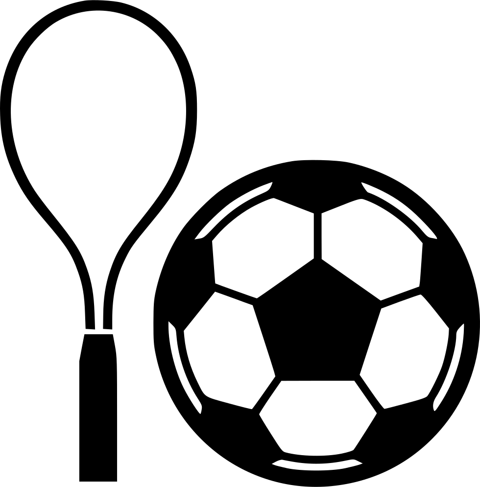 Racketand Soccer Ball Icon