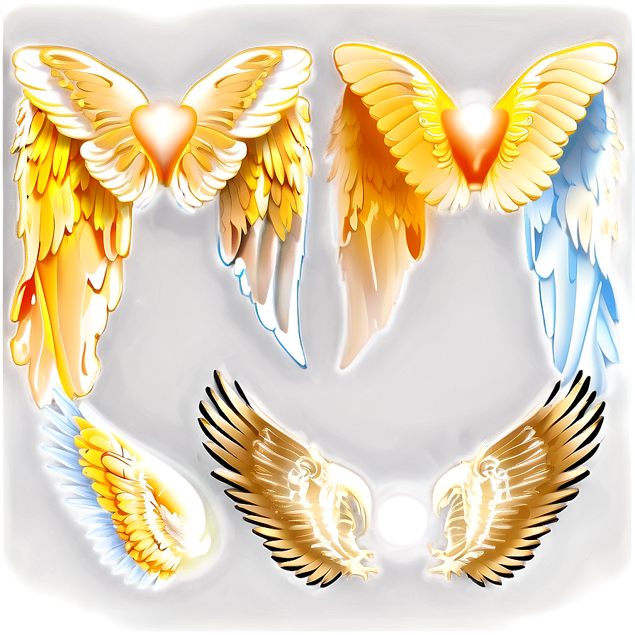 Radiant Angel Wings Silhouette Png Cxq