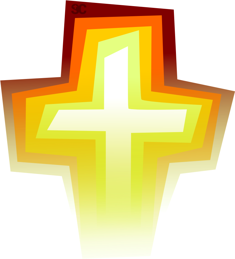 Radiant Christian Cross Clipart