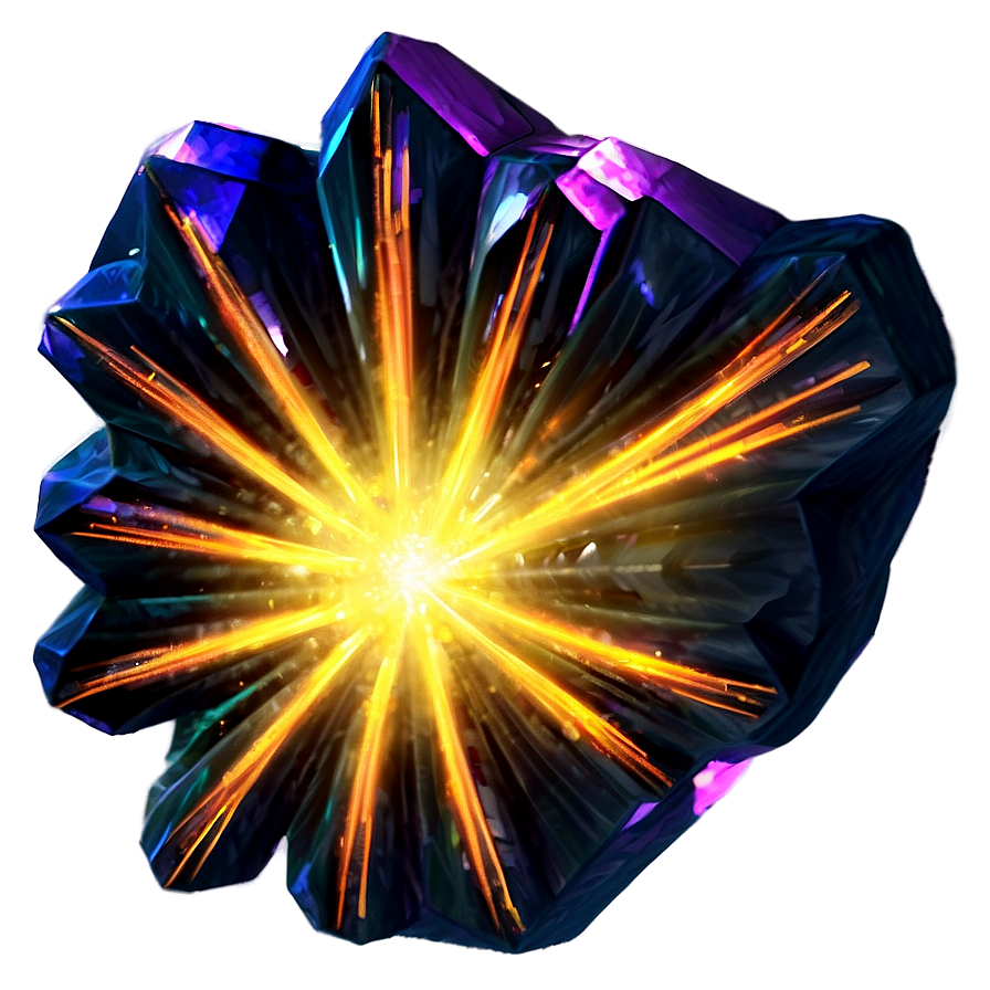 Radiant Crystal Formation Png Ilc