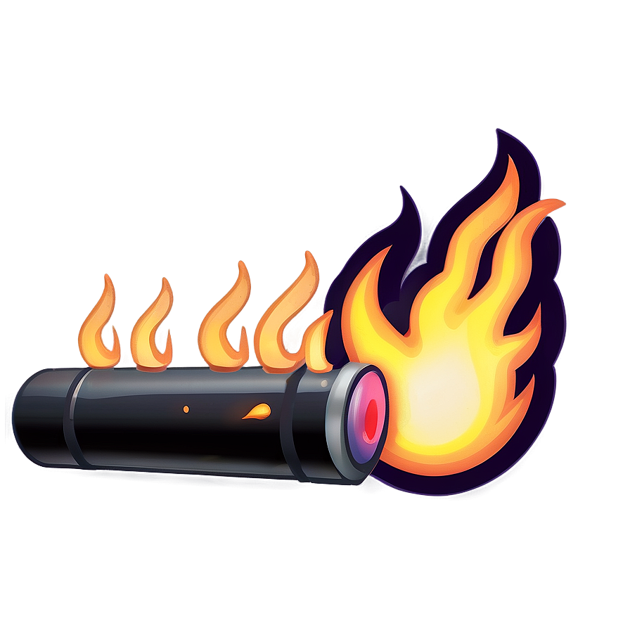 Radiant Fire Emoji Depiction Png 63