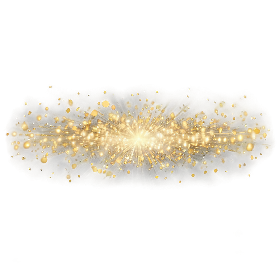 Radiant Gold Sparkle Overlay Png 06122024