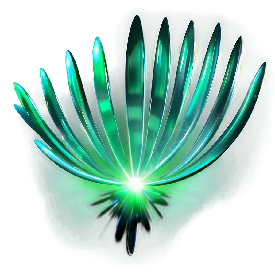 Radiant Green Glow Png 06262024