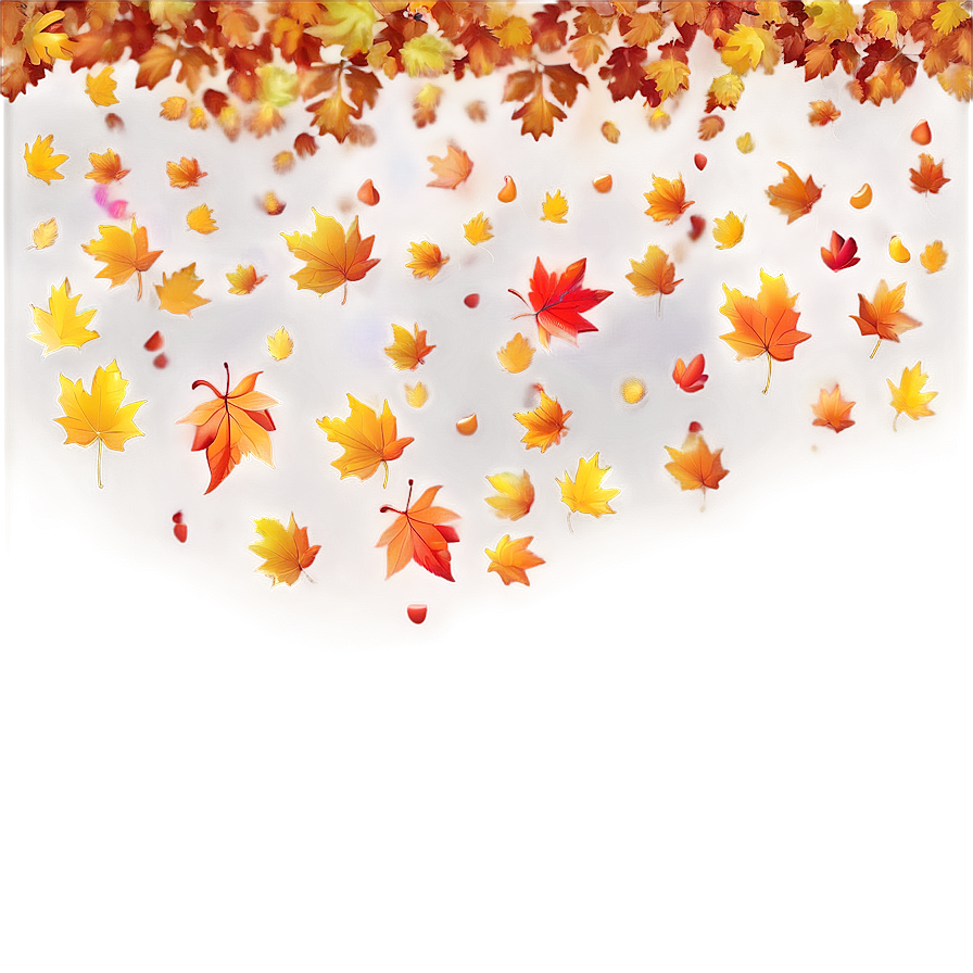 Radiant Leaves Falling Png Vjc