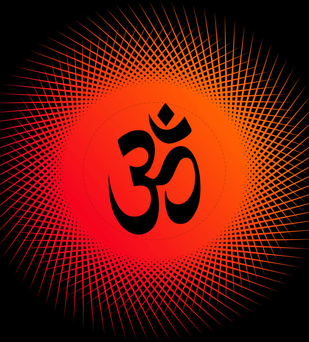 Radiant Om Symbol Art