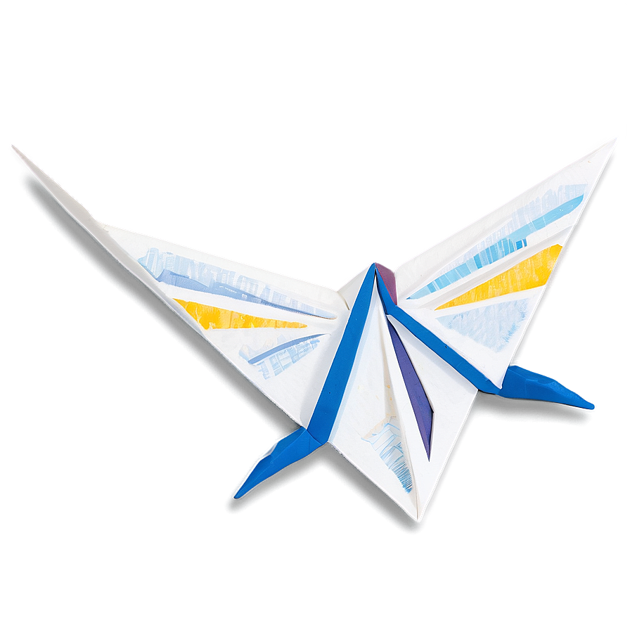 Radiant Paper Crane Png 06282024