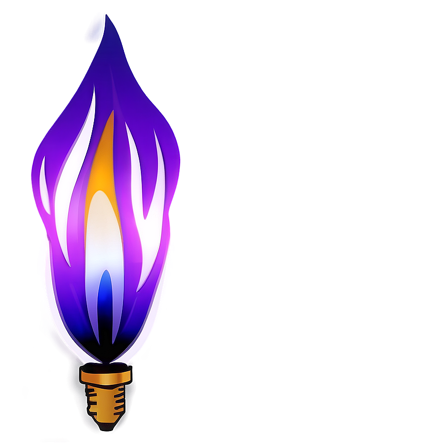 Radiant Purple Flame Png Lgo