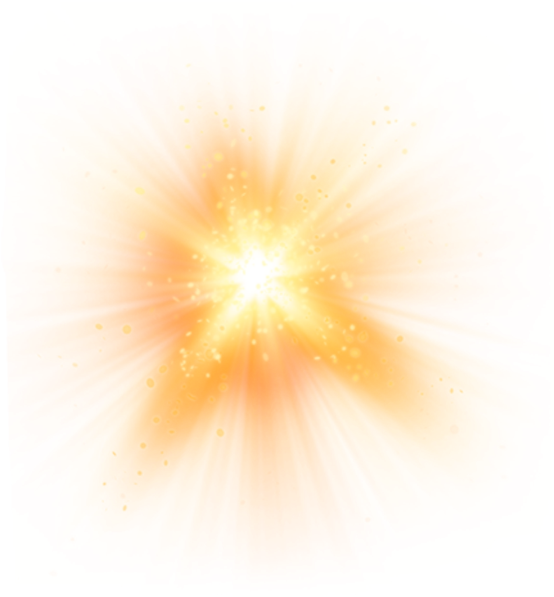 Radiant Sunburst Illustration