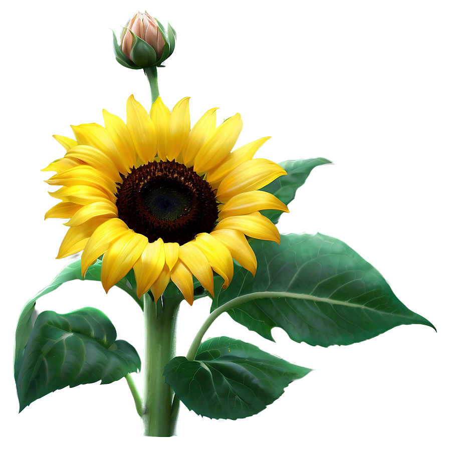 Radiant Sunflower Png 27