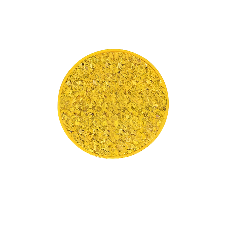 Radiant Yellow Circle Texture Png 83