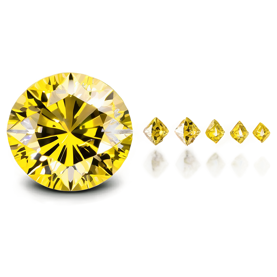 Radiant Yellow Diamond Illustration Png Rsx9