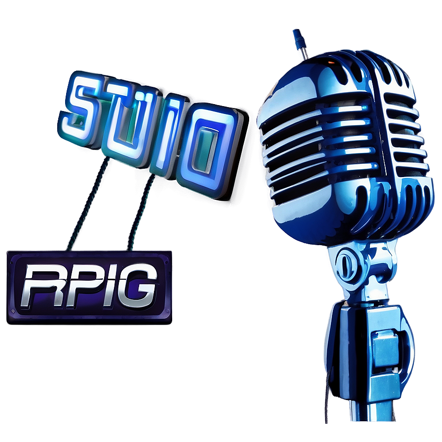 Radio Station Studio Png 06252024