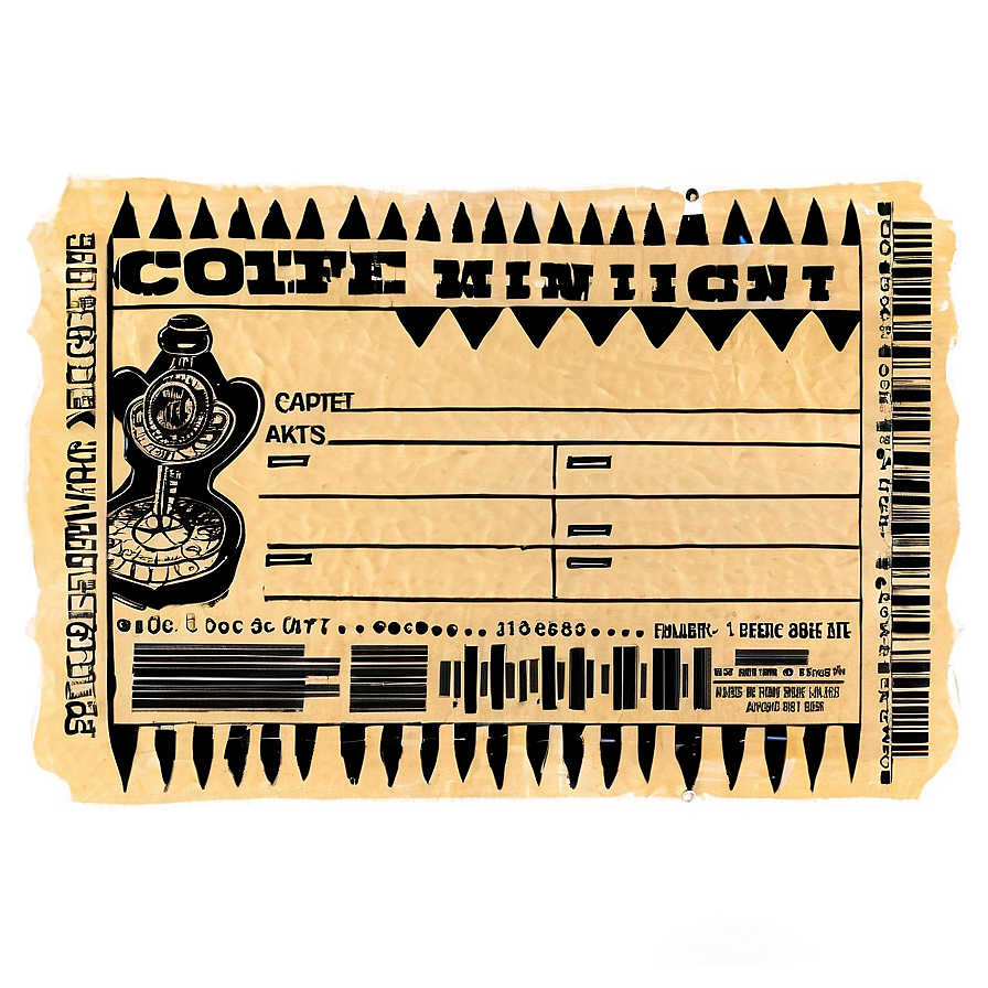 Raffle Ticket Sheet Png 64