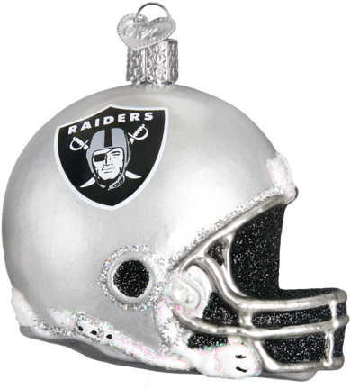 Raiders Helmet Christmas Ornament