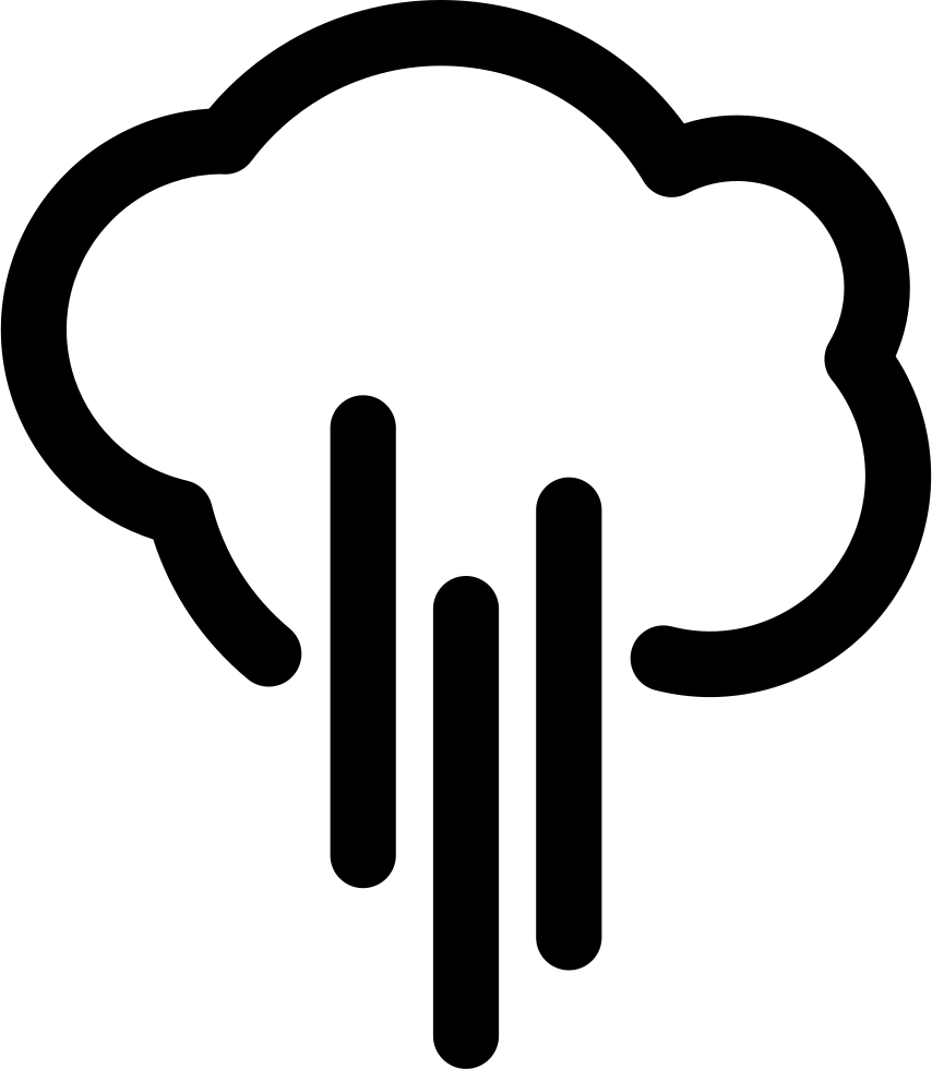 Rain Cloud Icon