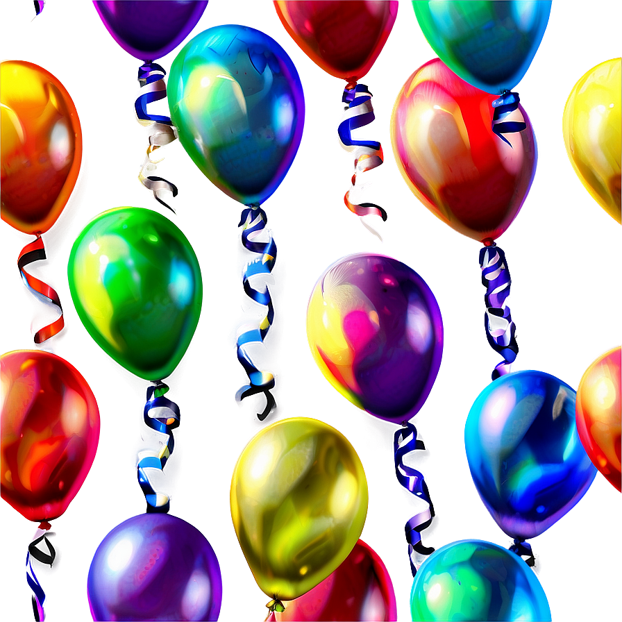 Rainbow Balloons Png 97