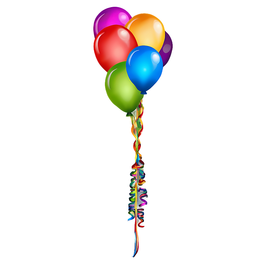 Rainbow Balloons Png Lih