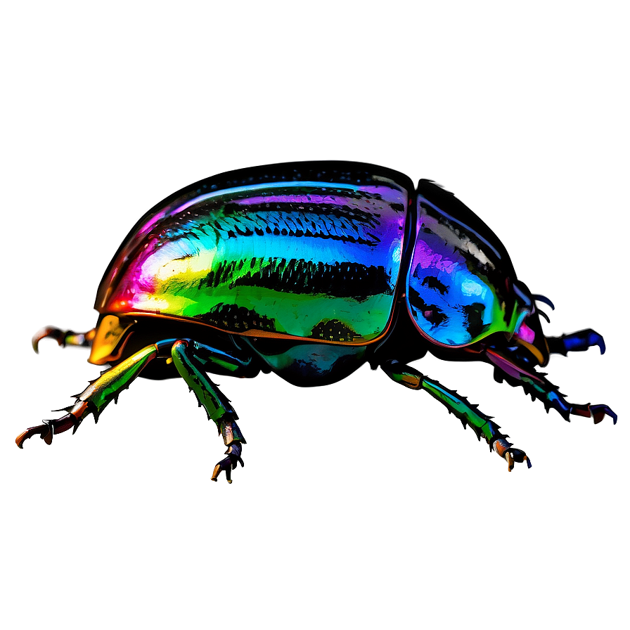 Rainbow Beetle Graphic Png 05242024