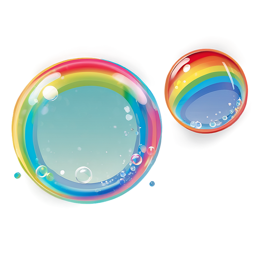 Rainbow Bubble Png 6