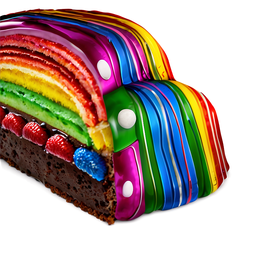 Rainbow Cake Png 05042024