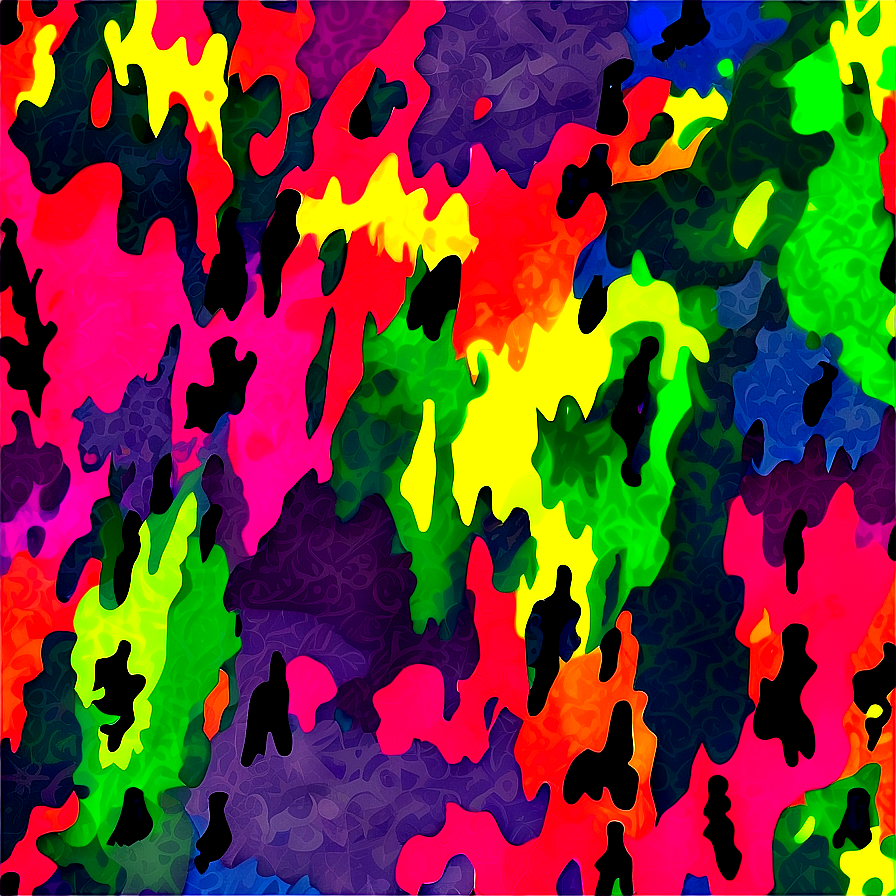 Rainbow Camo Background Png Dlx38