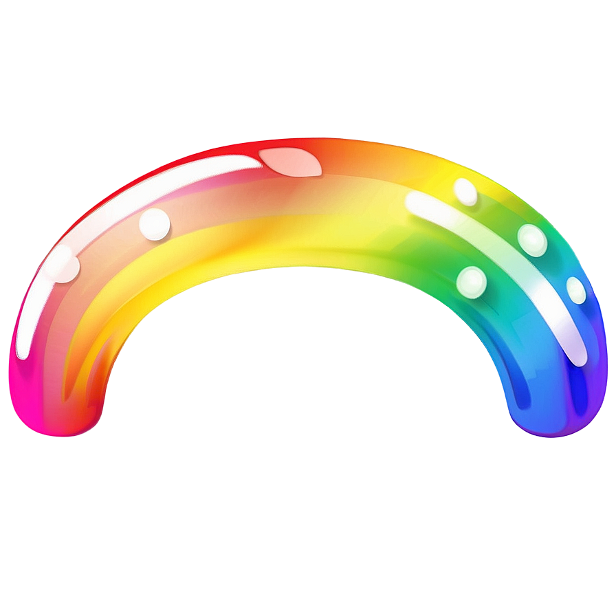 Rainbow Charm Emoji Png 06272024