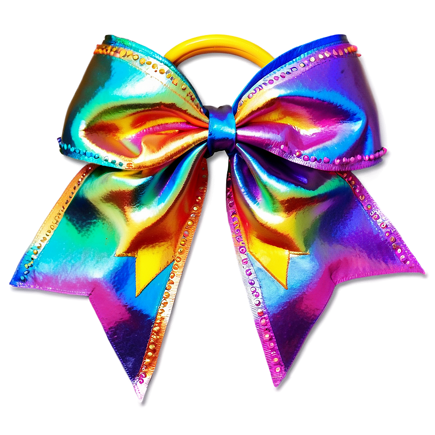 Rainbow Cheer Bow Png Wvs79