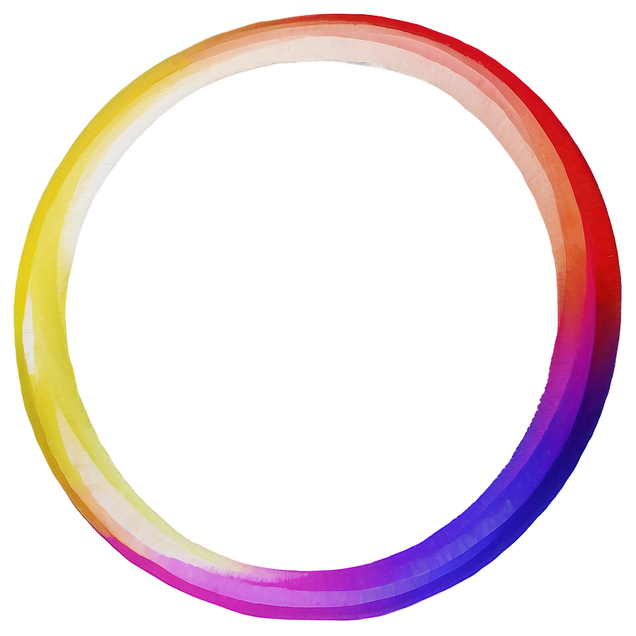 Rainbow Circle Optical Illusion Png Elq