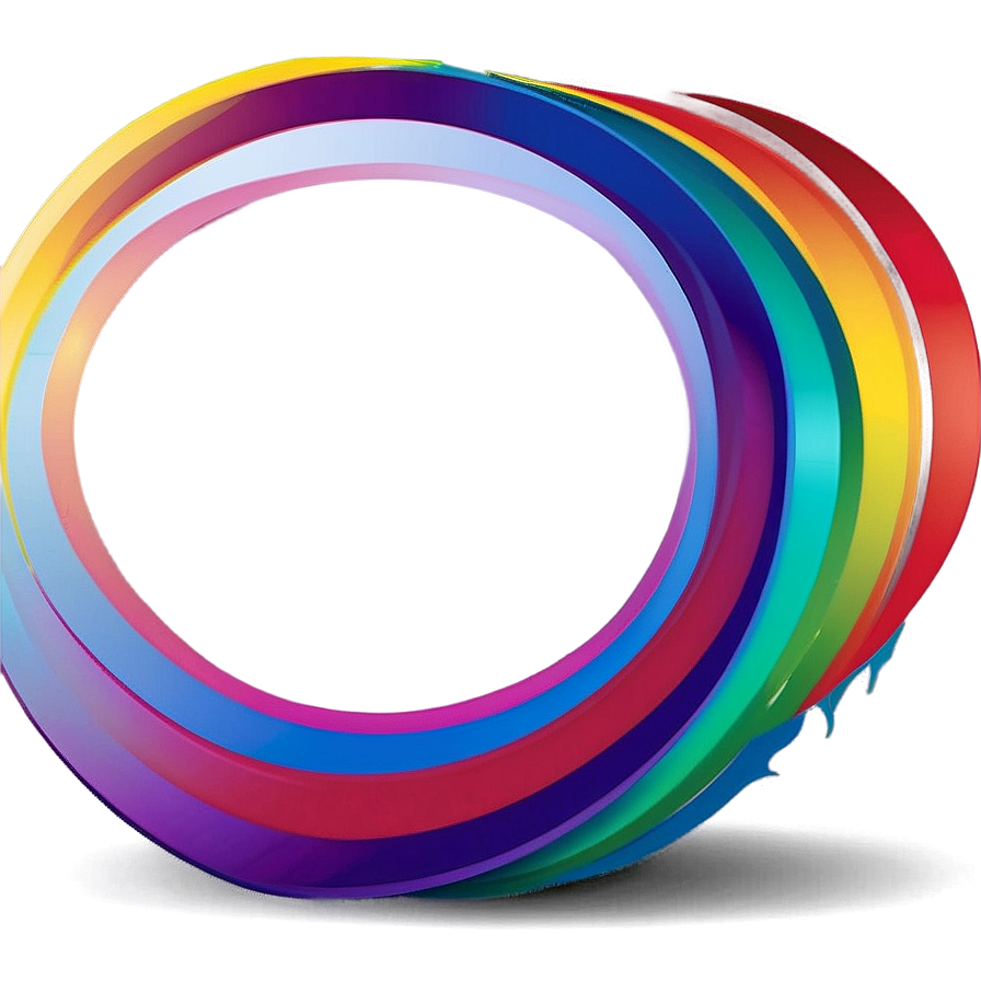 Rainbow Circle Vector Art Png Pge