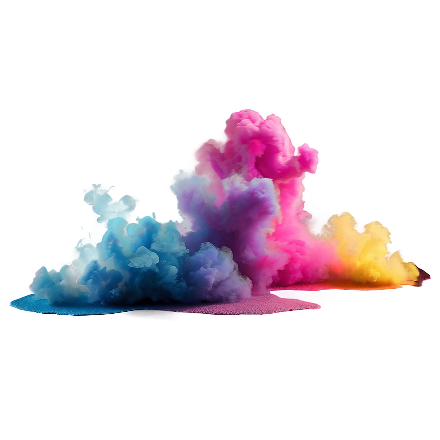 Rainbow Color Smoke Effect Png 06122024