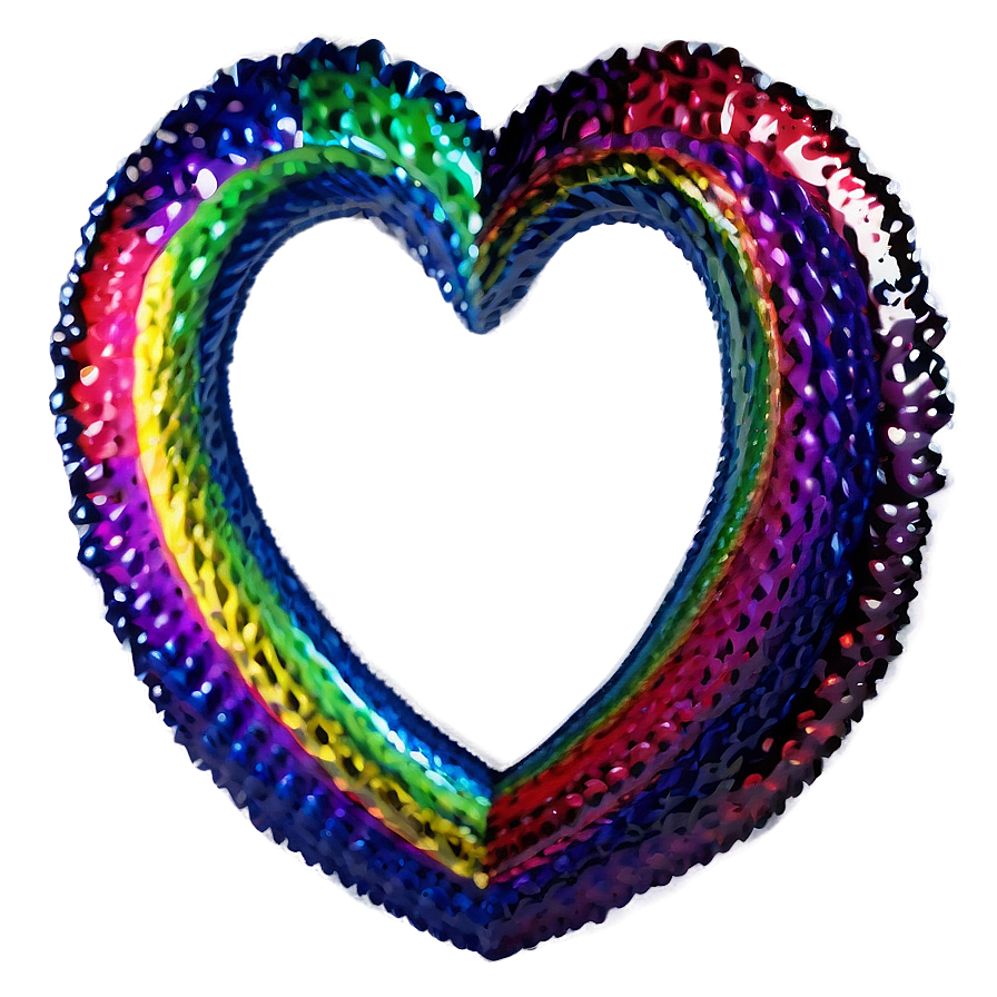 Rainbow Corazon Clipart Png 05232024