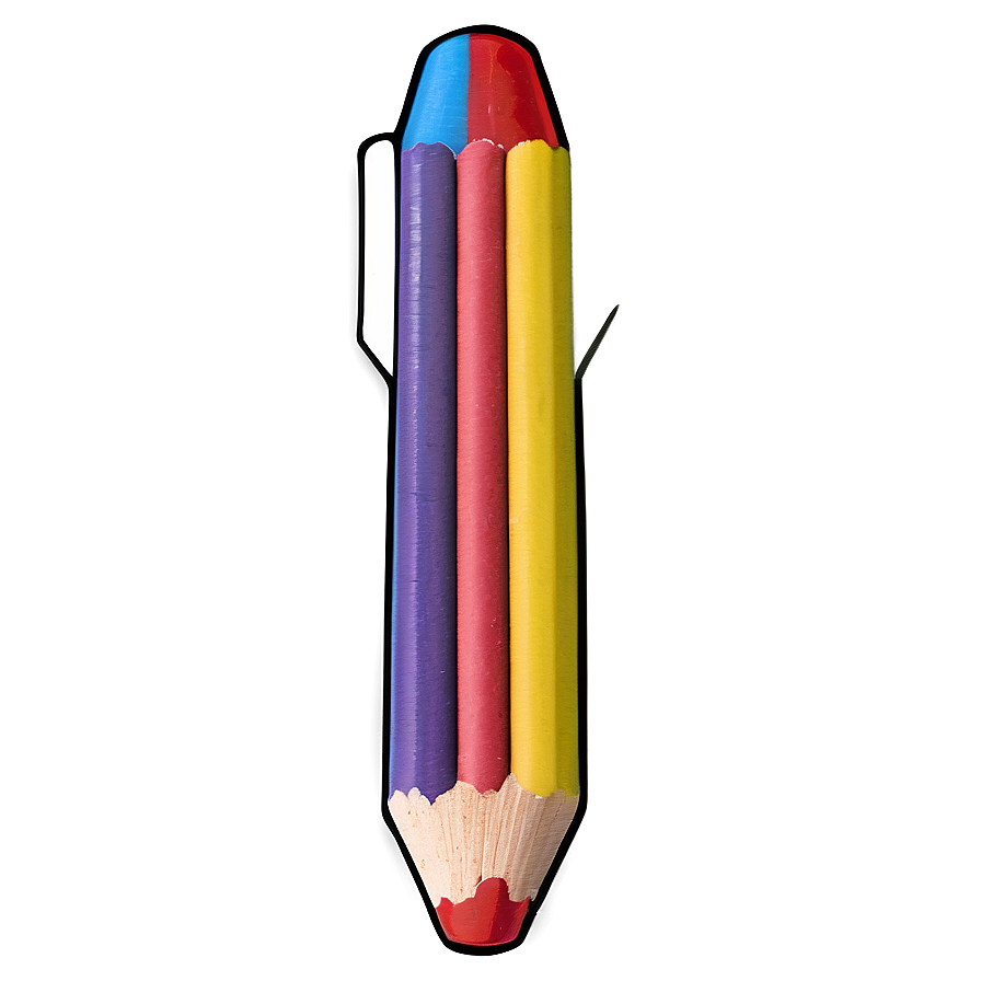 Rainbow Crayons Png 05252024