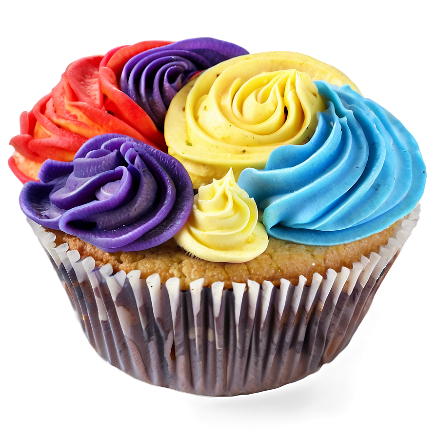 Rainbow Cupcakes Png 06112024