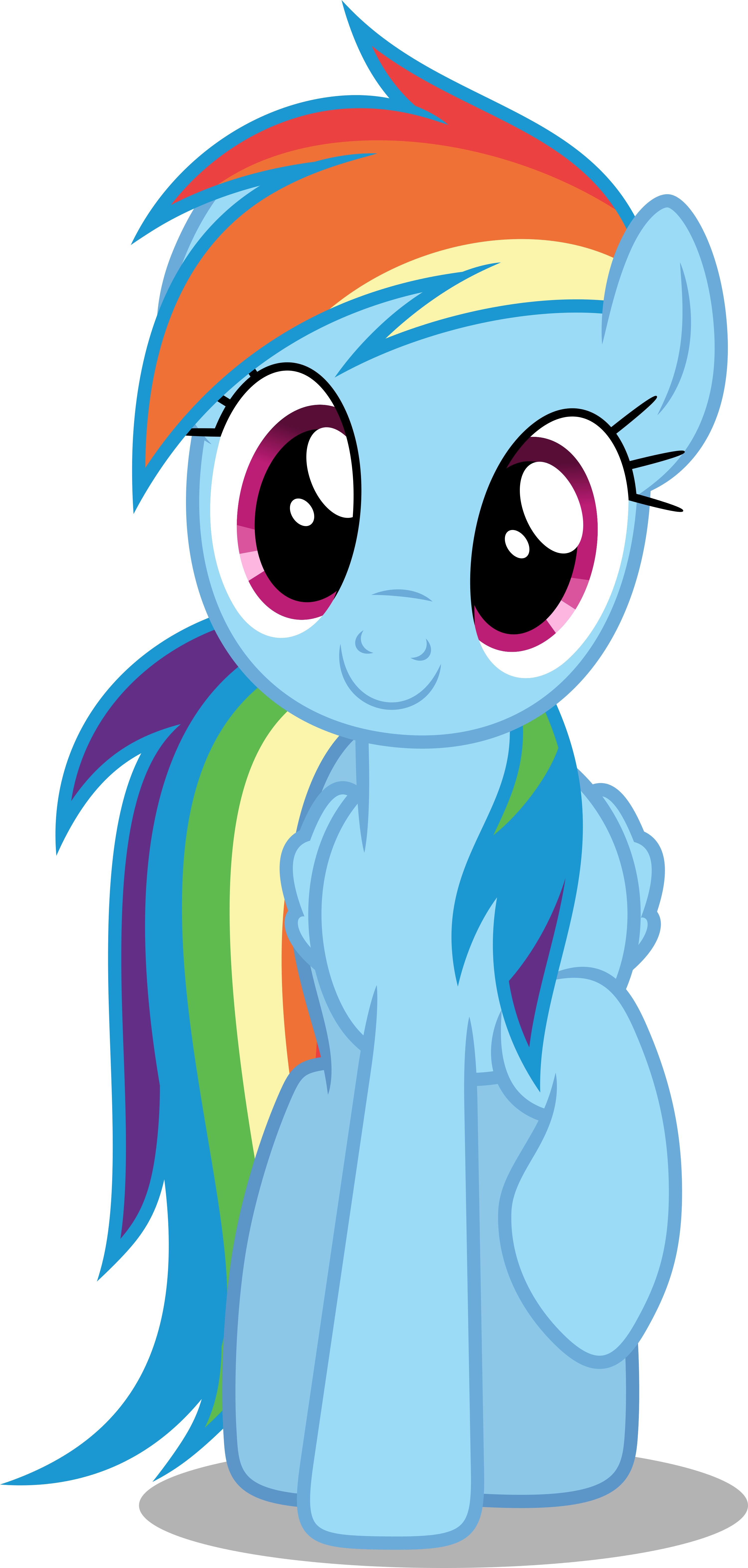 Rainbow Dash Vector Art