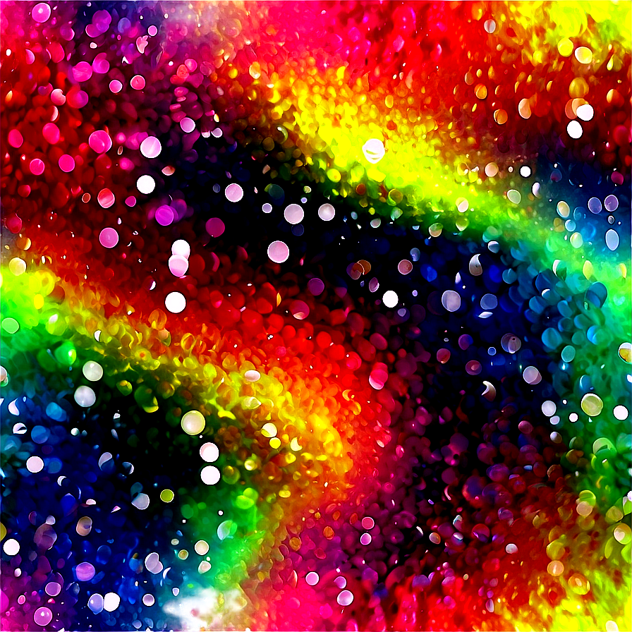 Rainbow Glitter Effect Png 1