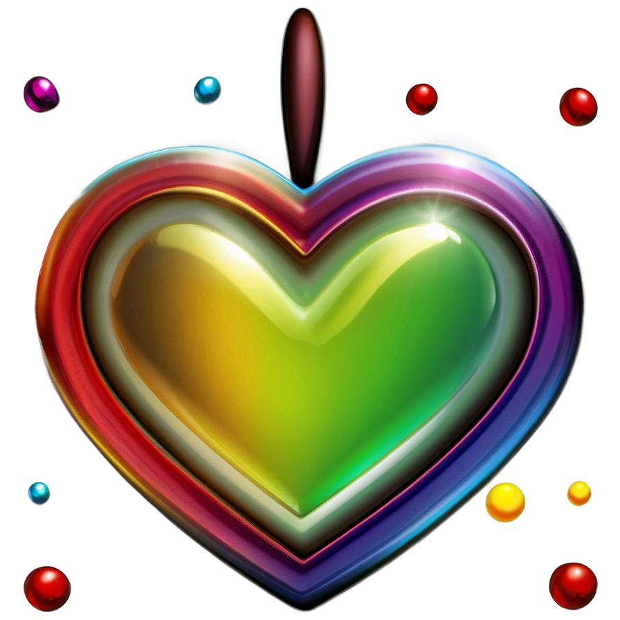 Rainbow Heart B