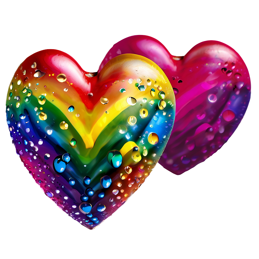 Rainbow Heart C