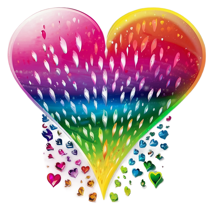 Rainbow Heart Clipart Diversity Png 05252024