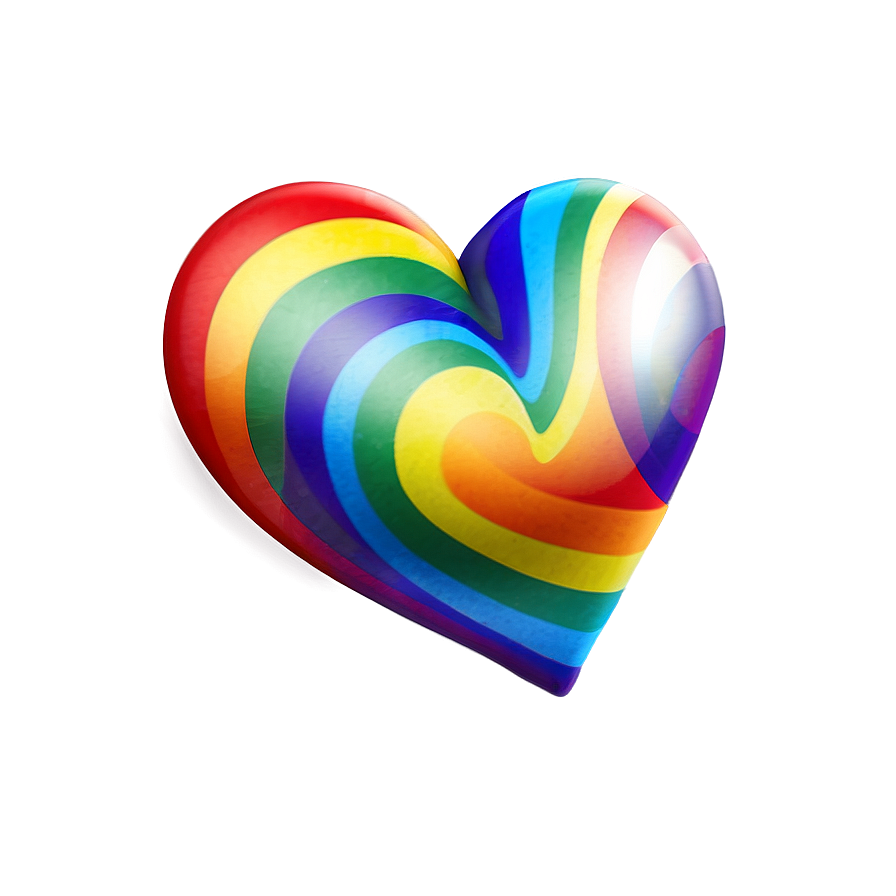 Rainbow Heart Emoji Png Wor70