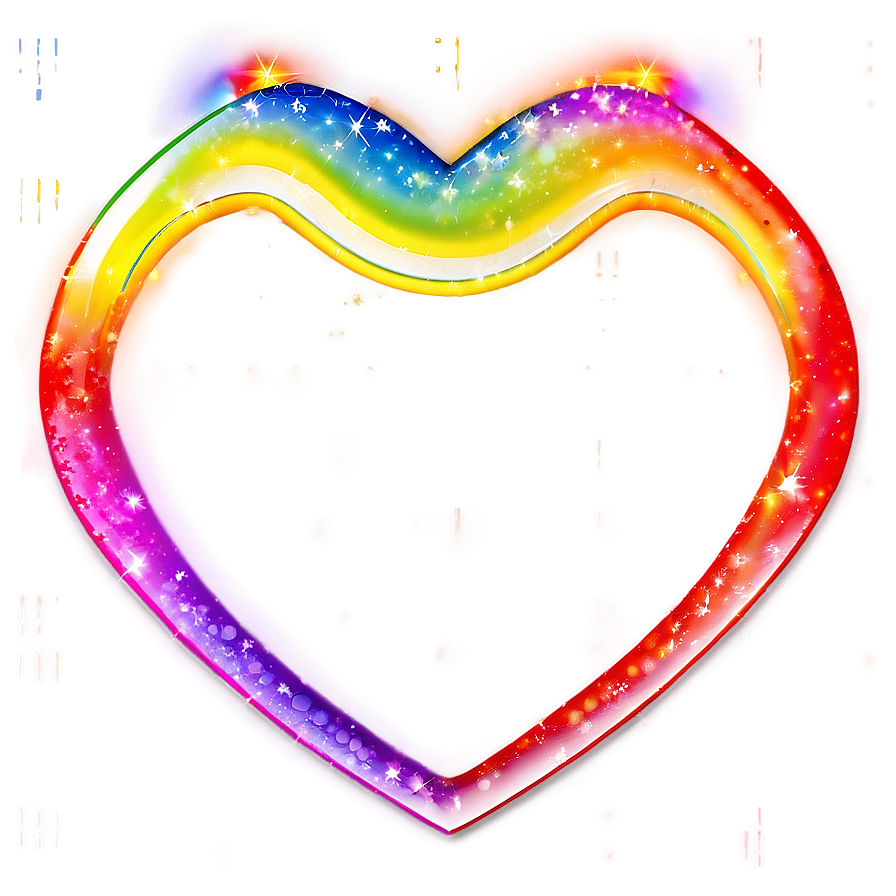 Rainbow Heart Png Ykj58